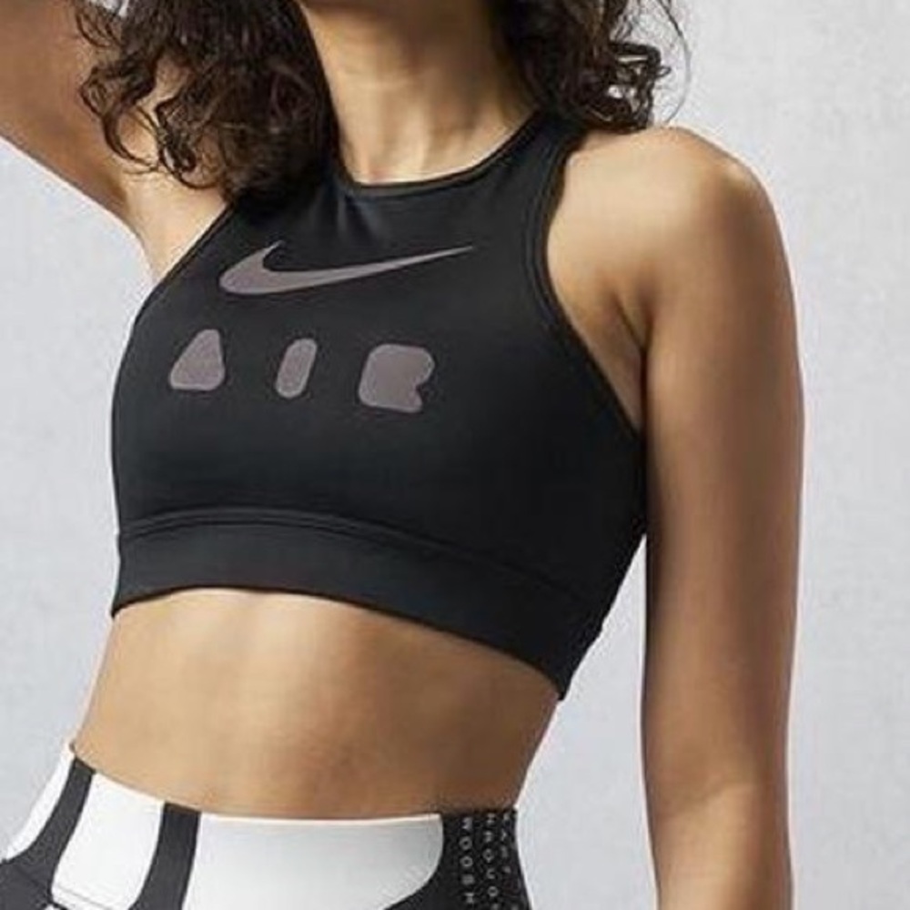 Nike air Pro racerback sports bra sleeveless black retro crop top y2k activewear